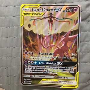 Espeon &Deoxys GX jumbo card